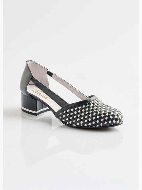 Escarpins à talon cuir - Afibel - Kiabi