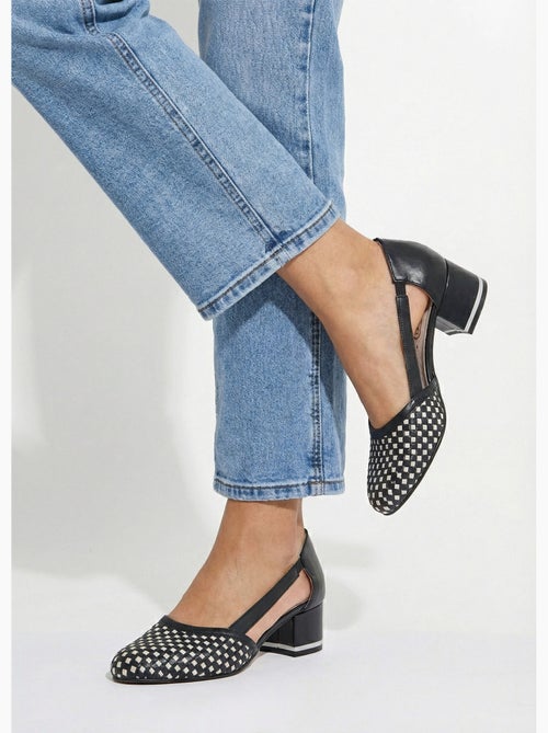 Escarpins à talon cuir - Afibel - Kiabi