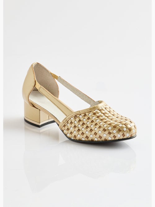 Escarpins à talon cuir - Afibel - Kiabi