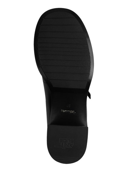 Escarpins A Talon Cuir Tamaris - Kiabi