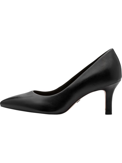 Escarpins A Talon Cuir Tamaris - Kiabi