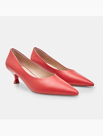 Escarpins à talon moyen et bout pointu