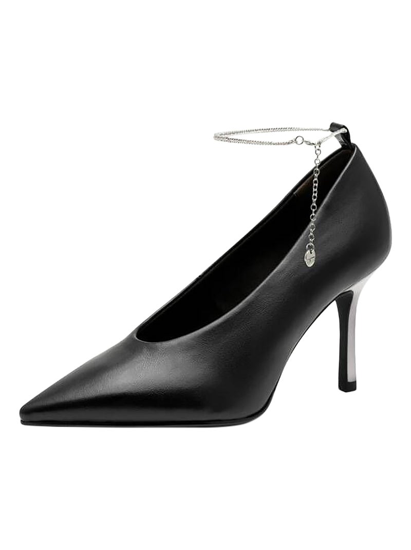 Escarpins A Talon Tamaris Noir - Kiabi