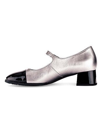 Escarpins argentés en cuirsynthé Gabor
