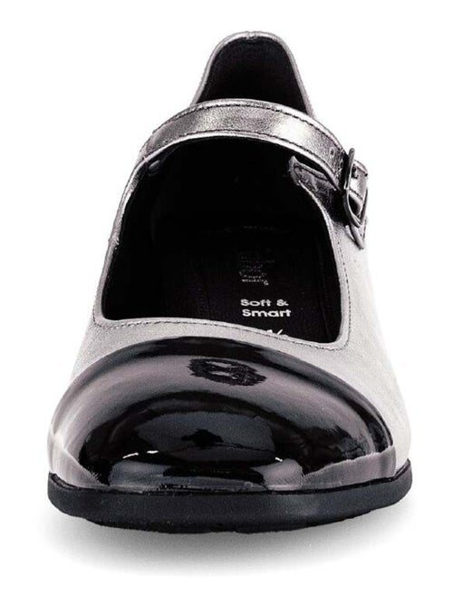 Escarpins argentés en cuirsynthé Gabor - Kiabi