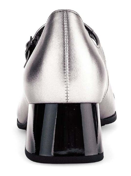 Escarpins argentés en cuirsynthé Gabor - Kiabi