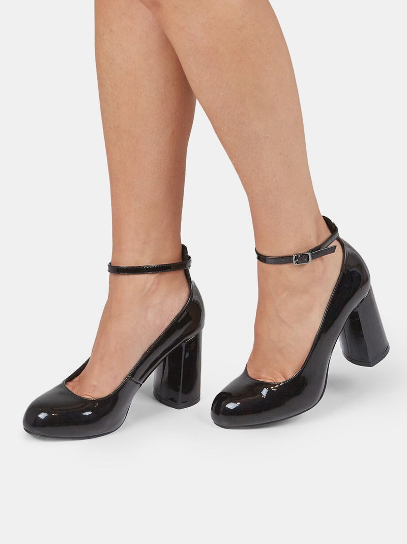 Escarpins avec bride BATA Noir - Kiabi