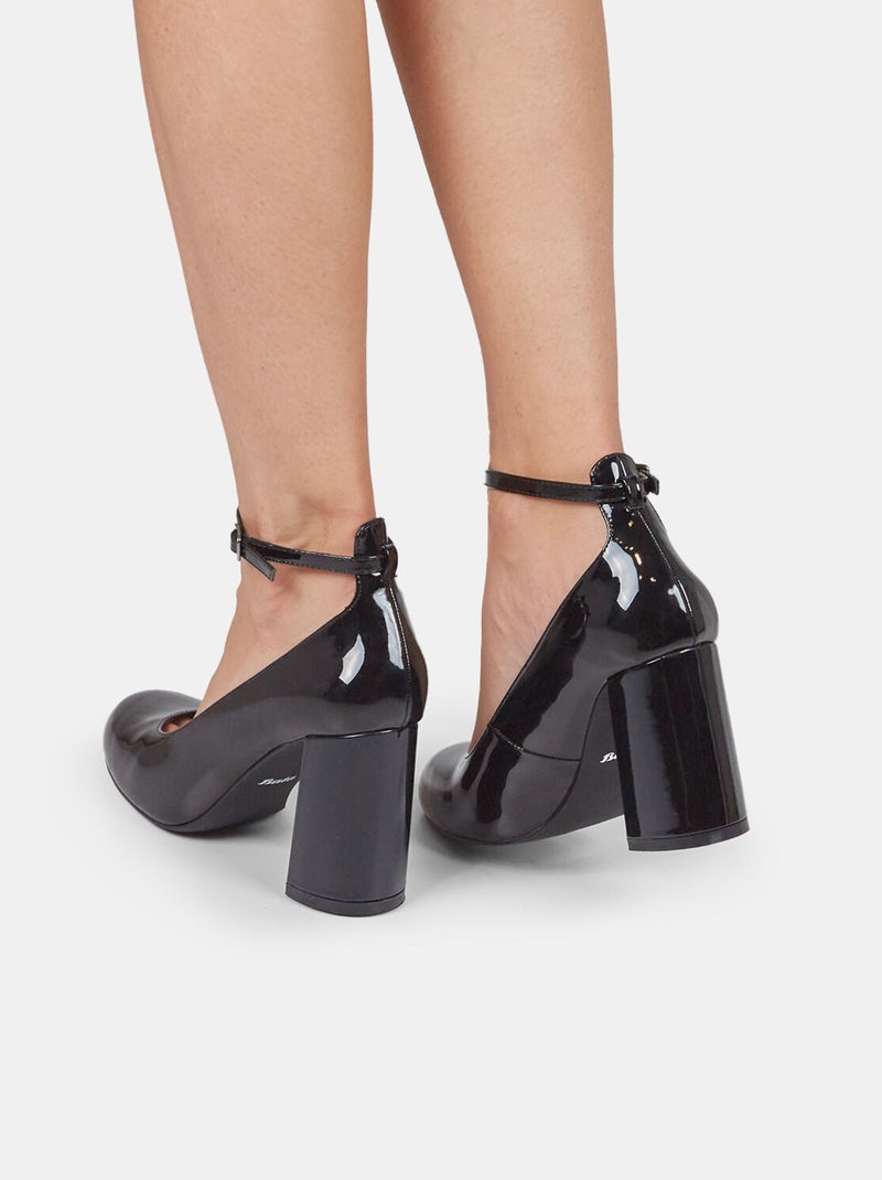 Escarpins avec bride BATA Noir - Kiabi