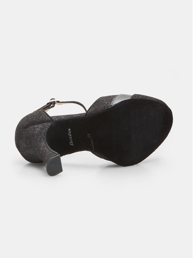 Escarpins avec lanière à la cheville bata Noir - Kiabi