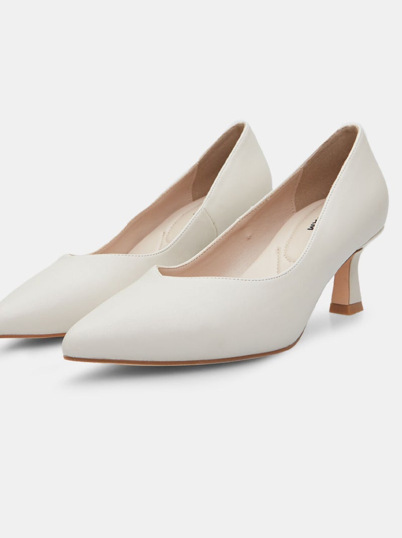 Escarpins avec talon de 6 cm BATA Beige - Kiabi