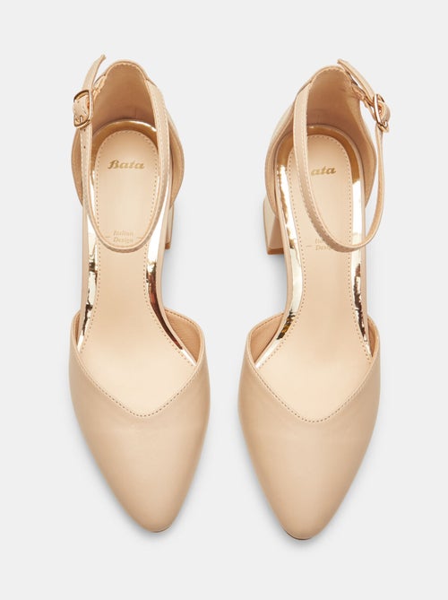 Escarpins avec talon large et bride BATA - Kiabi