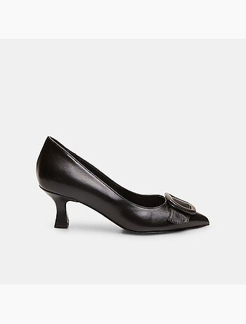 Escarpins avec talon midi et boucle