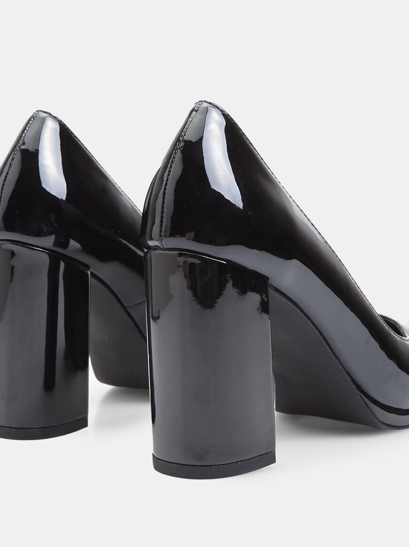 Escarpins bata red label avec talon de 9 cm Noir - Kiabi