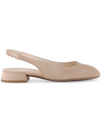 Escarpins bride arrière en Nubuck