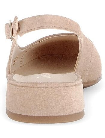Escarpins bride arrière en Nubuck
