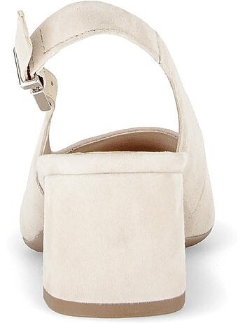 Escarpins brides arrière en nubuck