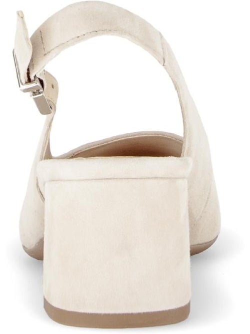 Escarpins brides arrière  en nubuck - Kiabi