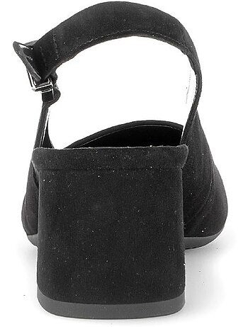 Escarpins brides arrière en nubuck