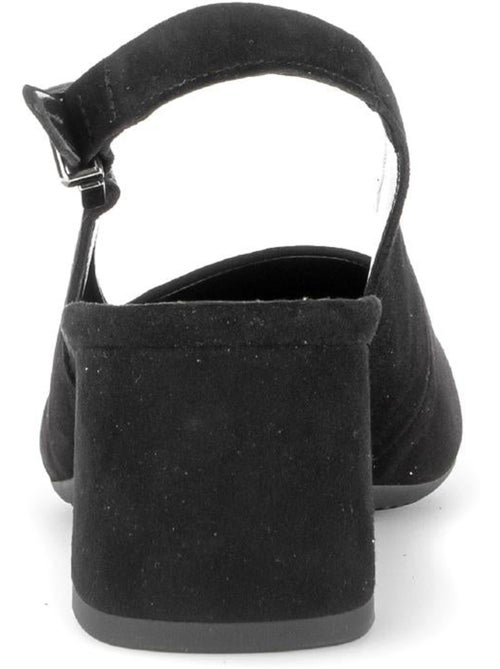 Escarpins brides arrière  en nubuck - Kiabi