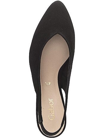 Escarpins Brides arrière en Nubuck