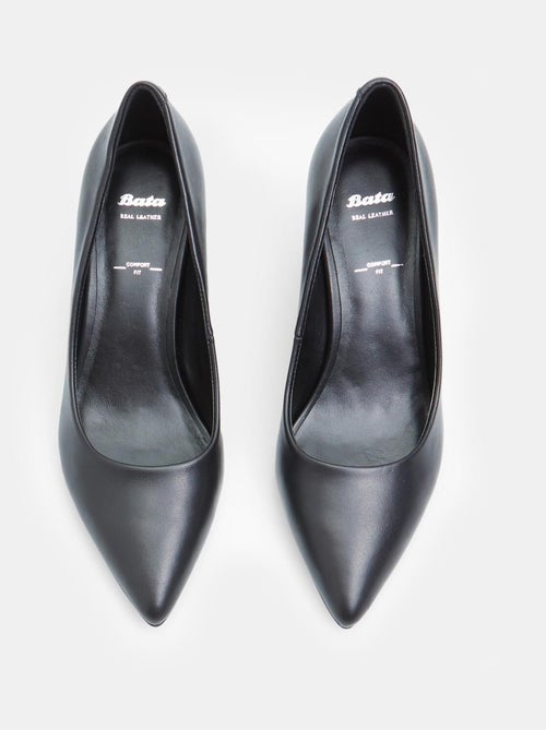 Escarpins classiques en cuir BATA - Kiabi