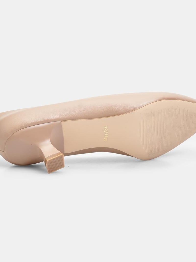 Escarpins confortables BATA Beige - Kiabi