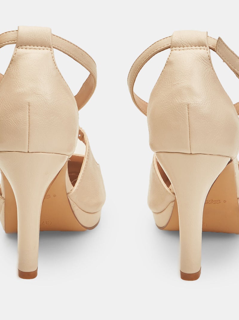 Escarpins confortables BATA Beige - Kiabi