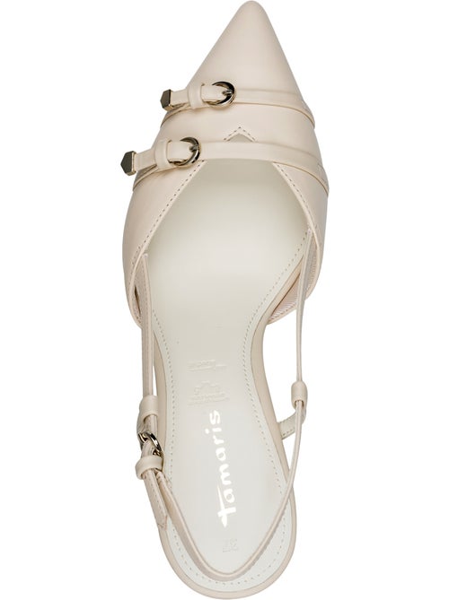 Escarpins Cuir à Talon Tamaris - Kiabi