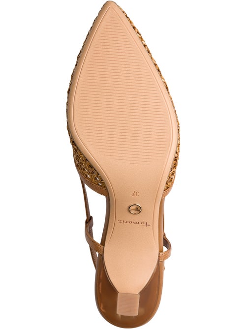 Escarpins Cuir à Talon Tamaris - Kiabi