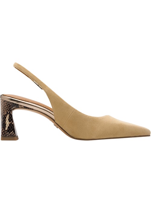 Escarpins Cuir à Talon Tamaris - Kiabi