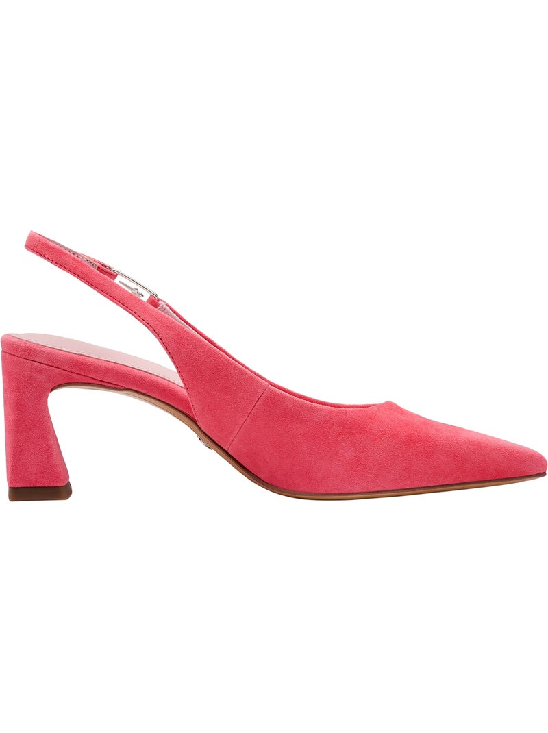 Escarpins Cuir à Talon Tamaris Rose - Kiabi