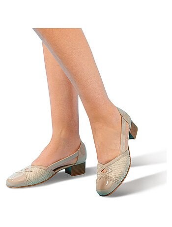 Escarpins cuir largeur confort pieds sensibles - Afibel