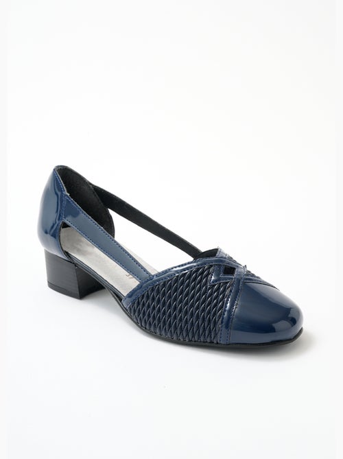 Escarpins cuir largeur confort pieds sensibles - Afibel - Kiabi