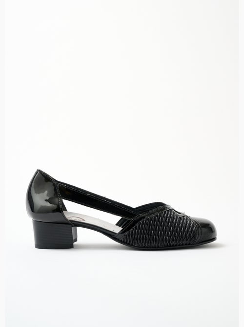 Escarpins cuir largeur confort pieds sensibles - Afibel - Kiabi