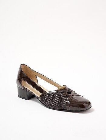 Escarpins cuir largeur confort pieds sensibles