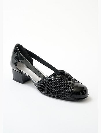 Escarpins cuir largeur confort pieds sensibles