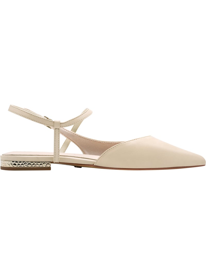 Escarpins Cuir Tamaris Beige - Kiabi