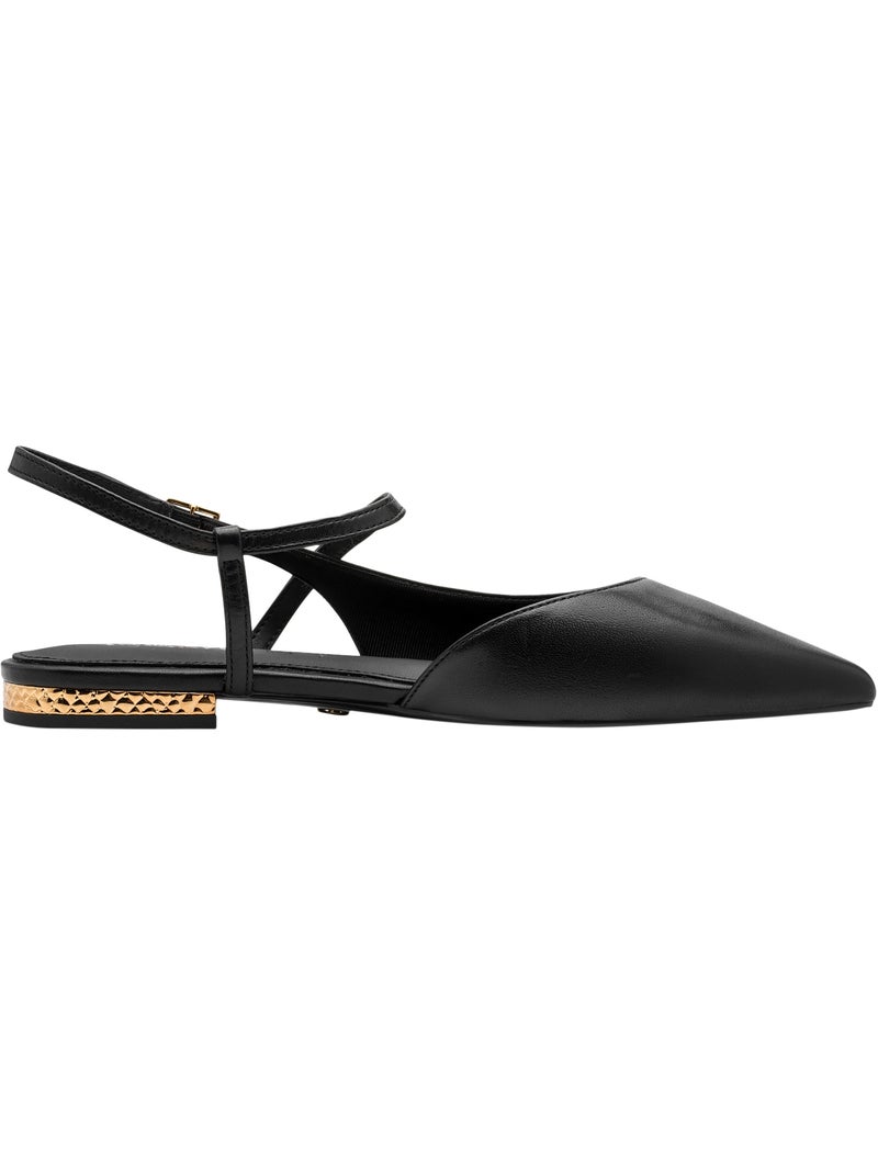 Escarpins Cuir Tamaris Noir - Kiabi