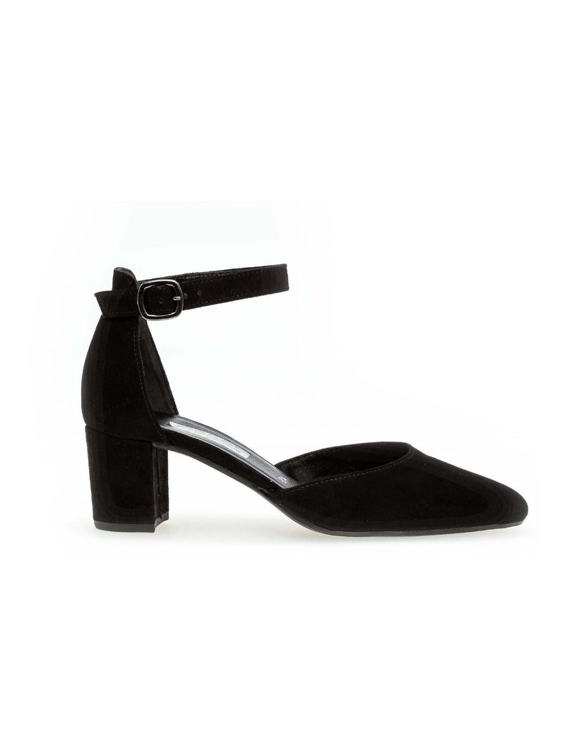 Escarpins  daim Gabor Noir Noir - Kiabi