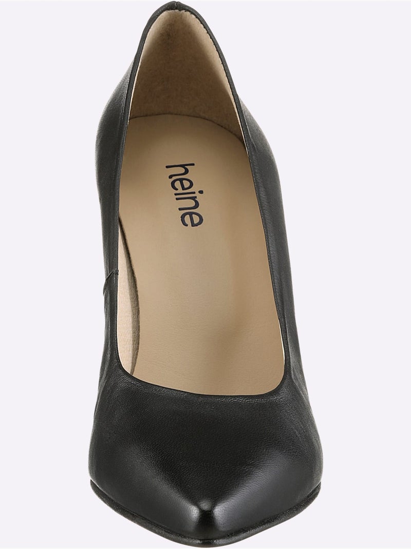 Escarpins de fabrication espagnole - taille standard - helline Noir - Kiabi