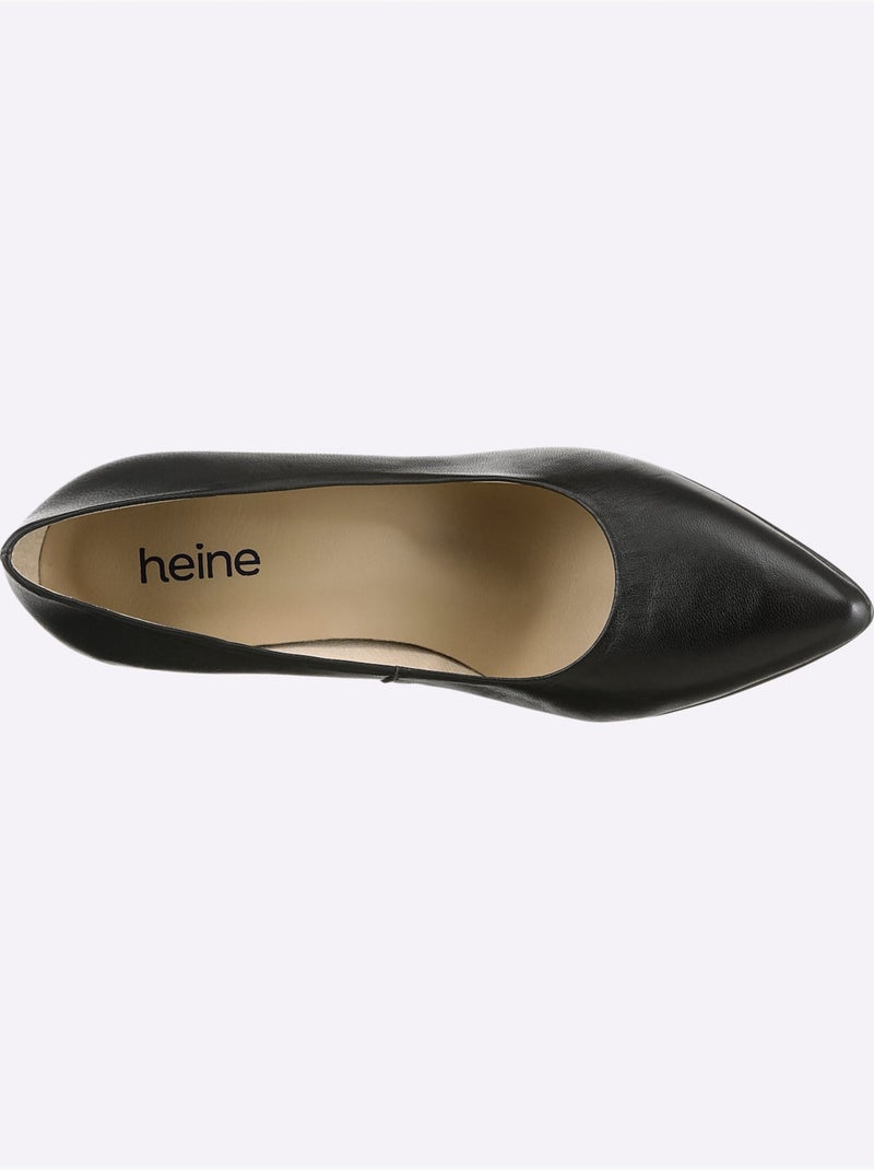 Escarpins de fabrication espagnole - taille standard - helline Noir - Kiabi