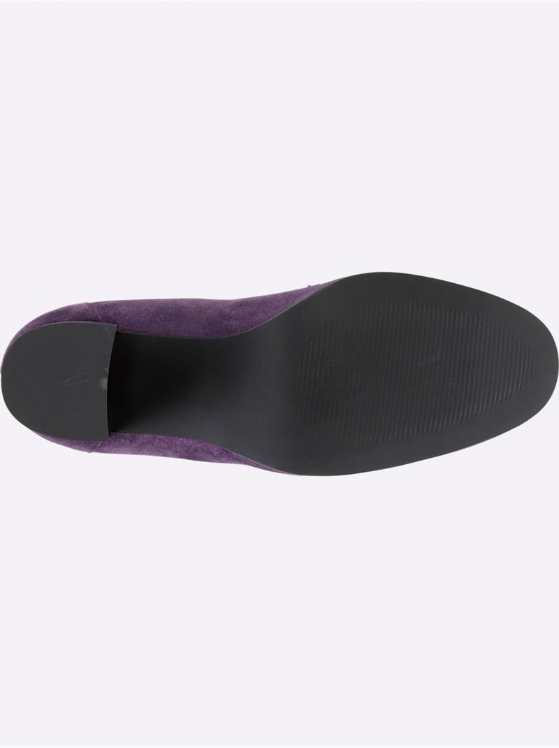 Escarpins De Fabrication Portugaise - Taille Standard - Helline Mauve lilas - Kiabi