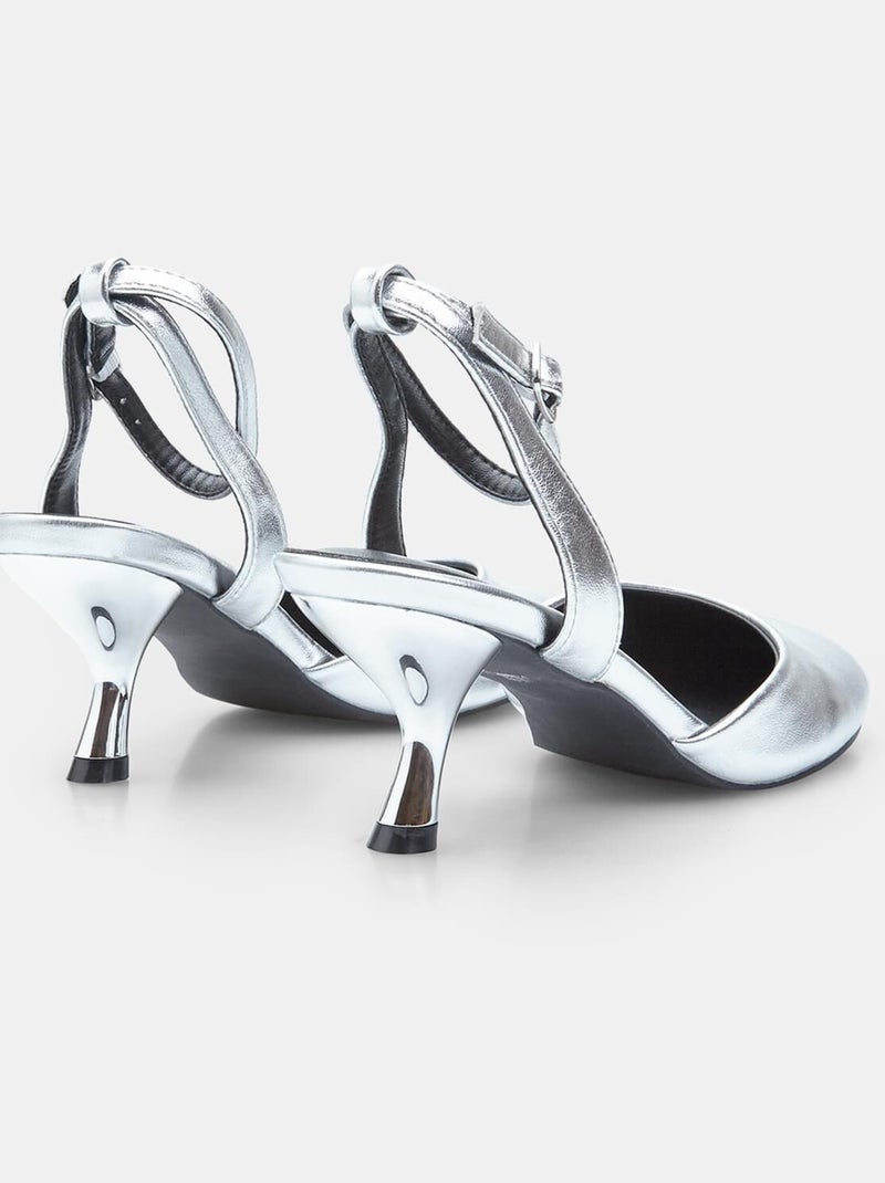 Escarpins Élégants BATA RL Argent - Kiabi