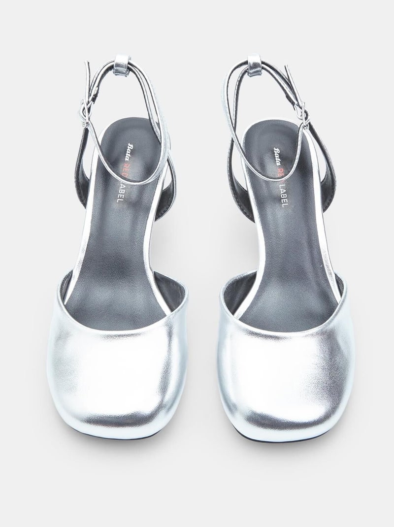 Escarpins Élégants BATA RL Argent - Kiabi