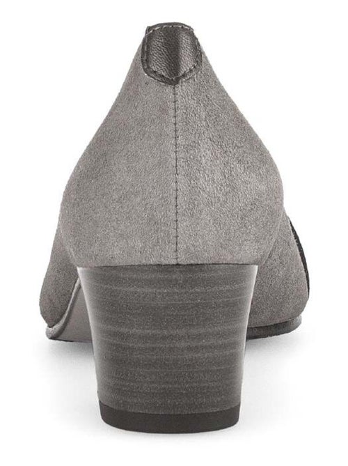 Escarpins  en combinaison cuirs - Kiabi