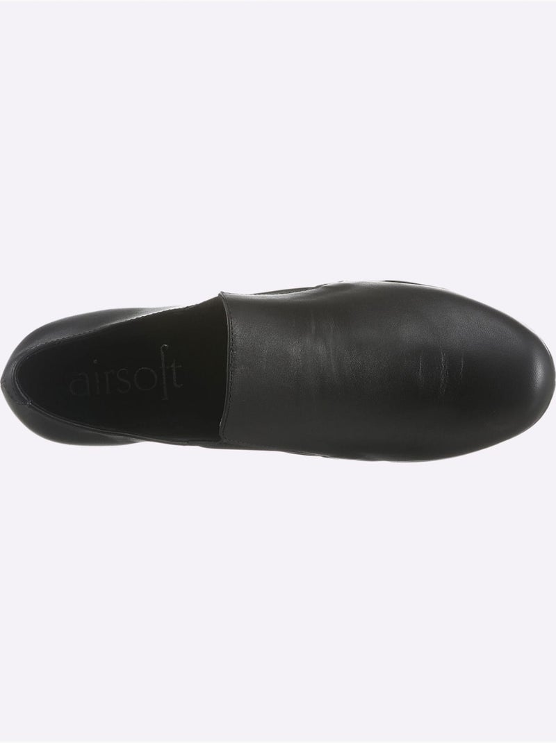 Escarpins en cuir avec élastique pour un confort optimal - taille standard - witt Noir - Kiabi