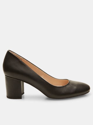 Escarpins en cuir avec large talon BATA