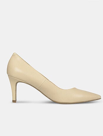 Escarpins en cuir avec talon de 7,5 cm BATA