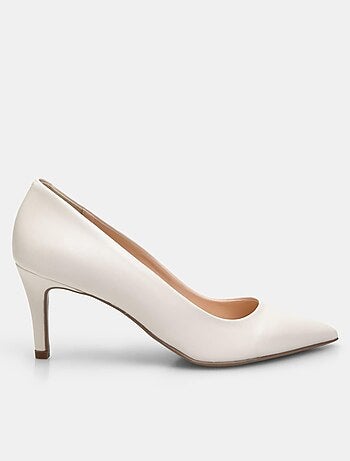 Escarpins en cuir avec talon de 7,5 cm BATA