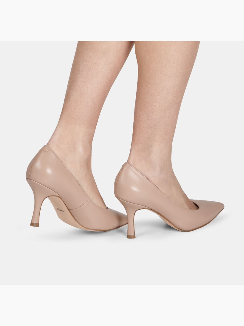 Escarpins en cuir BATA Beige - Kiabi